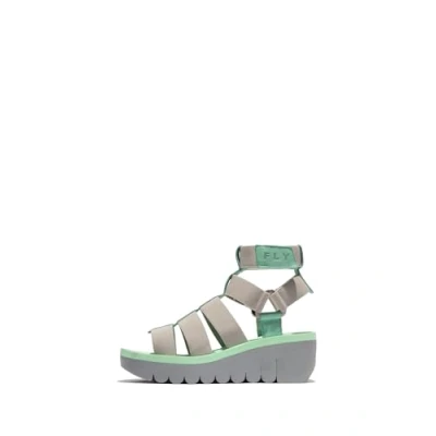 Imagen de Fly London Yufi032fly, Sandalia Mujer, Menta Gris Menta, 38 EU