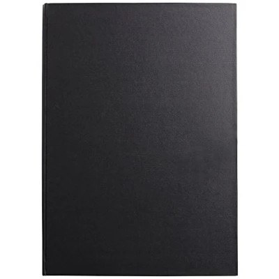 Imagen de Clairefontaine Ref 134241C Almohadilla de cartón Goldline (64 hojas marfil) Tamaño A3 (420 x 297 mm), papel 140 g/m², diseño retrato Cubierta negra Apto para técnicas secas