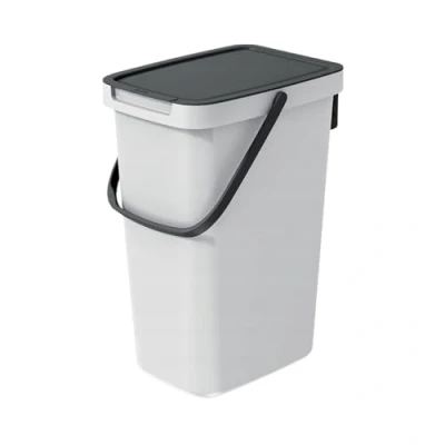 Imagen de Keden Systema Q Cubo de Basura Reciclaje (12L, Color Ceniza)