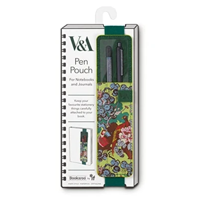 Imagen de IF V &amp; A Bookaroo Estuche para bolígrafos, diseño de faisán Sundour, color verde