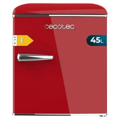 Imagen de Frigorífico Table Top Cecotec Bolero Coolmarket TT Origin 45 Red, 55 cm, l, LED interior, Tirador cromado, Red