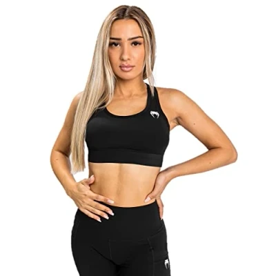 Imagen de Venum Essential Medium Impact Sport Bra Sports, Mujer, Negro, XS
