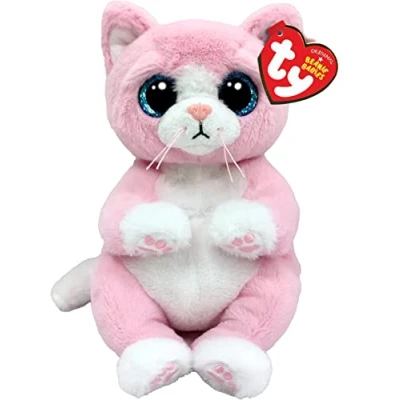 Imagen de TY Lillibelle Gato Beanie Bellie Regular 6 Pulgadas Baby Peluche Suave Coleccionable de Acogedor