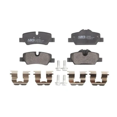 Imagen de ABE C2B033ABE Juego de pastillas freno Eje trasero preparado para indicador desgaste con tornillos pinza MINI: Hatchback, Countryman, Clubman