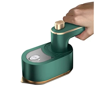 Imagen de Jiklophg plancha a vapor portátil con vapor, mini de viaje, para ropa planchado en seco y enchufe UE B