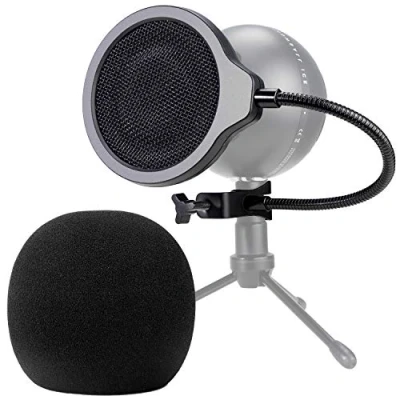 Imagen de Snowball Filtro Anti pop con Cubierta de Espuma Tres Capas y para Blue Ice Mic por YOUSHARES