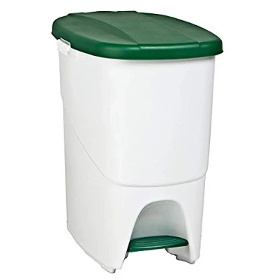 Imagen de HELGUEFER Cubo Pedal Ecologico 25 litros, Color Verde