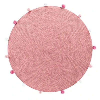 Imagen de Douceur d&#039;Intérieur suavidad Interior, Alfombra Redonda (diámetro 90 cm) Pompomparty peladura, Polialgodón
