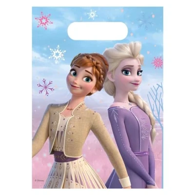 Imagen de Procos Party Loot Bags Disney Frozen II Wind Spirit Bolsas Regalo Caramelos, 6 Piezas, Unidades (Paquete de 1), 94074