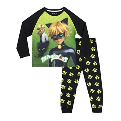 Imagen de Miraculous Pijamas para Niños Cat Noir Multicolor 4 5 Años