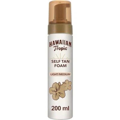 Imagen de Hawaiian Tropic Autobronceador Espuma Mousse Autobronceadora, Tono Claro/Medio, 200 ml