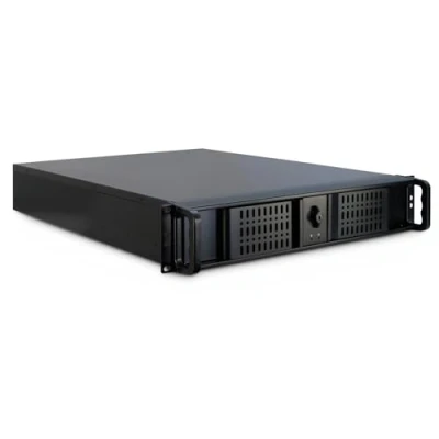 Imagen de Inter Tech IPC 2U 2098 SL Estante Negro Caja de ordenador (Estante, Servidor, Acero, Negro, ATX,Micro ATX,uATX,Mini ITX, 2U)