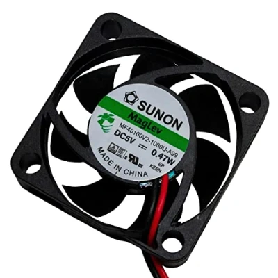 Imagen de Fan 5V DC 0,47W 40x40x10mm 11,8m3/h 5800U/Min Sunon MF40100V21000UA99