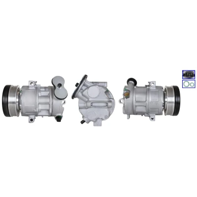 Imagen de LUCAS ACP01161 Compresor de Aire Acondicionado PAG 46 YF R134a, R1234yf con juntas OPEL: Corsa E Hatchback