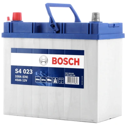 Imagen de BOSCH S4 0 092 S40 230 Batería de arranque 12V 45Ah 330A B00 HONDA: CIVIC 7 Hatchback, 6 Coupe, TOYOTA: iQ