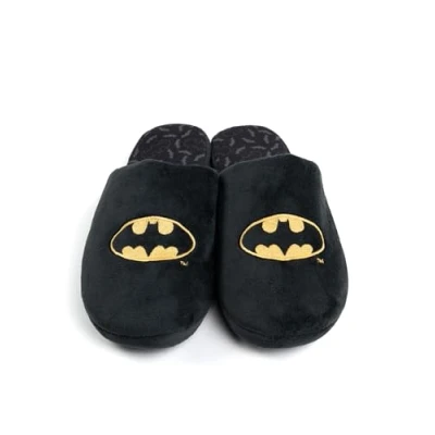 Imagen de DC Comics Batman Zapatillas de estar por casa para hombre y mujer, unisex, color negro, Negro , 40/41 EU