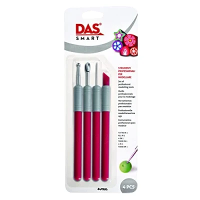 Imagen de DAS Smart Set 4 Accesorios Modelaje Profesional Multicolor