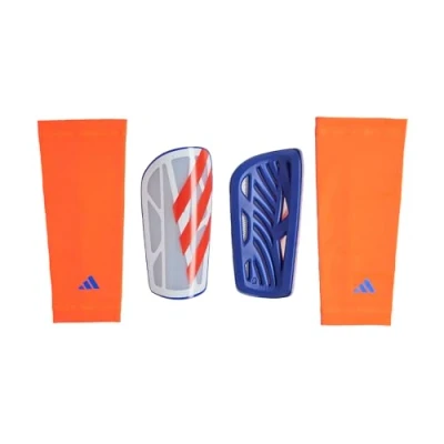 Imagen de adidas Performance TIRO League SHIN Espinilleras, Talla: 160 175, White/lucid blue/solar red