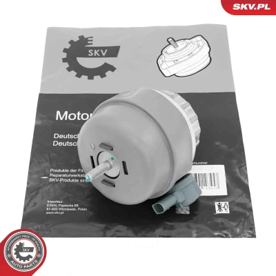 Imagen de ESEN SKV 75SKV220 Soporte de motor izquierda Cojinete hidro conectable electricamente Caucho 175mm 110mm AUDI: A6 C6 Sedán, Allroad, Avant