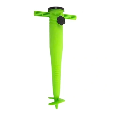 Imagen de Pincho XL Soporte Sombrilla Playa 50cm con Helice y Ajuste Universal Compatible Sombrillas Hasta 50mm, Fijacion Arena Antiviento, Alta Estabilidad, Resistente Sol Agua (Verde Pistacho)