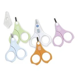 Imagen de SARO Tijeras para bebé de punta redondeada, Multicolor