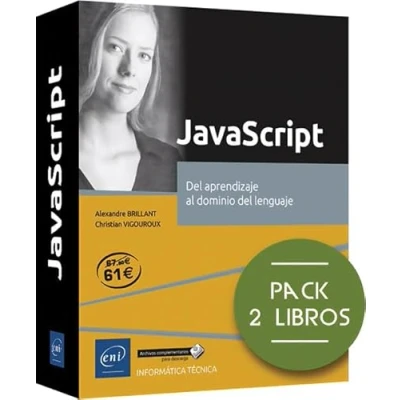 Imagen de JavaScript de 2 libros: del aprendizaje al dominio lenguaje (Pack Experto)