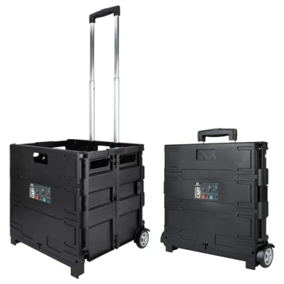 Imagen de Olympia Tools 85 010 Grand Pack N Roll Portaherramientas portátil con mango telescópico, capacidad de carga 80 libras, color negro
