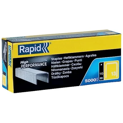 Imagen de Rapid Caja de Grapas N.º 13 Alambre Fino Acero Galvanizado, 10 mm 5.000