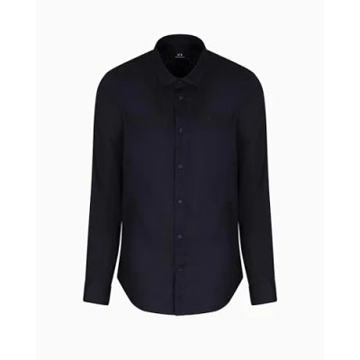 Imagen de Armani Exchange Shirt Camisa, Hombre, Talla: Medium, Deep navy