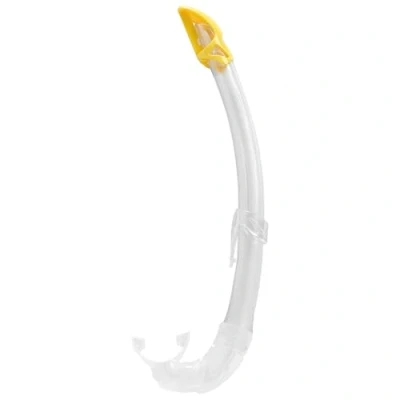 Imagen de Cressi Mexico Tubo de Snorkel, Unisex Adult, Transparent/Aquamarin, Un tamaño