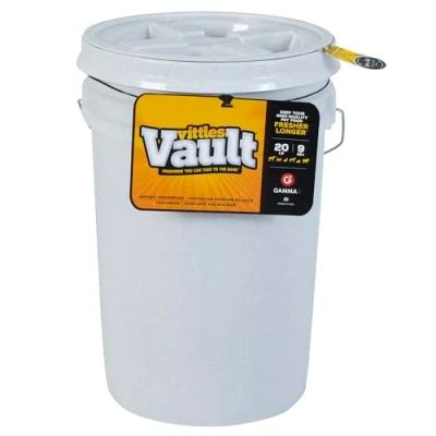 Imagen de Gamma2 Vittles Vault Contenedor de Almacenamiento Alimentos para Perros, hasta 20 Libras, Secos Mascotas, Fabricado en Estados Unidos