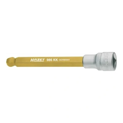 Imagen de HAZET 986KK 7 Piezas insertables de llave cubo Rótula, Hexágono interior moleteado