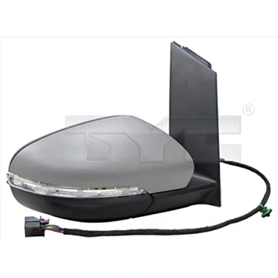 Imagen de Espejo retrovisor Tyc 337 0178 izquierda imprimado para ajuste elect. espejo, asférico, calefactable VOLKSWAGEN: Touran I