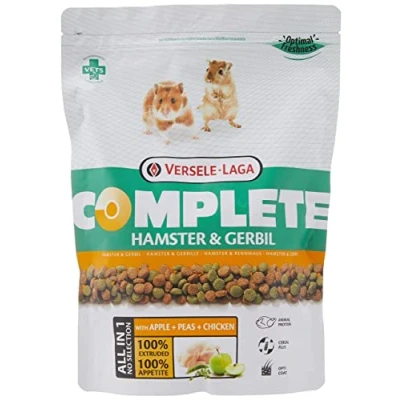 Imagen de Versele Laga Complete Hamster &amp; Gerbo 500 g Alimento Completo para hámsters y jerbos con gránulos Todo en uno Ricos proteínas más energía vitalidad