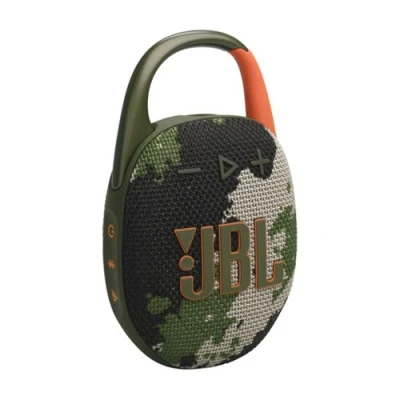 Imagen de Altavoz inalámbrico JBL Clip 5, 7 W, Bluetooth, 12 h Autonomía, Resistente al Agua, Wireless, Squad