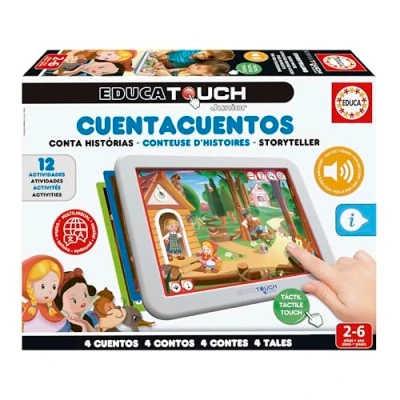 Imagen de Educa EducaTouch Junior, Érase una Vez Cuentacuentos, con música y Canciones, Juego Educativo para niños, a Partir de 24 Meses (15746)