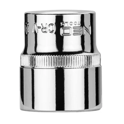 Imagen de NEO TOOLS 08 024 Piezas insertables de llave cubo 1/2 3124 24 mm Acero cromo vanadio SuperLock