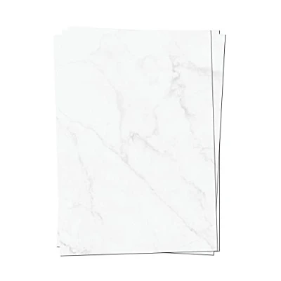 Imagen de 50 papeles de carta PRESENTOU impresos por ambos lados, 120 gramos, papel diseño, certificado, menú, amor (jaspeado, hojas)