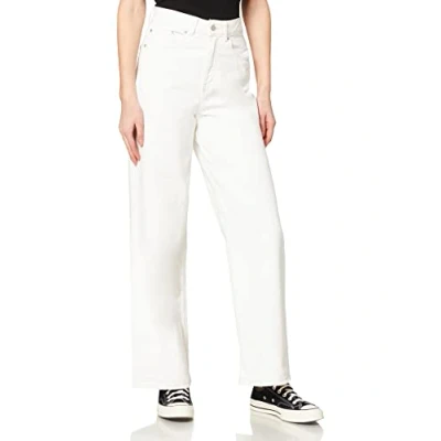 Imagen de JJXX Jxtokyo Wide HW Nr6012 Noos Jeans, Blanco Denim, 28W x 30L para Mujer