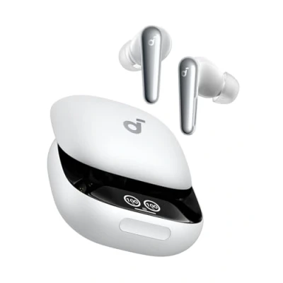 Imagen de Soundcore Liberty 4 Pro de Anker, Auriculares Inalámbricos con Cancelación Ruido Adaptativa en Tiempo Real, 7 Sensores, Música Hi Fi Estudio, Llamadas Nítidas 6 Micrófonos e IA