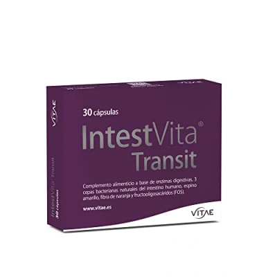 Imagen de Vitae IntestVita Transit 30 cápsulas Regula el tránsito intestinal Favorece las digestiones Combate estreñimiento