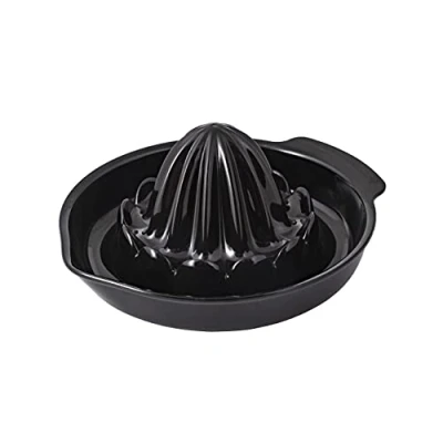 Imagen de BranQ Home Essential Exprimidor de cítricos Tritan, sin BPA, color negro, 13 x 14,5 7 cm