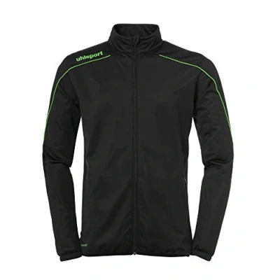 Imagen de Uhlsport Stream 22 Classic Jacket Chaqueta De Poliéster Con Cuello Alto, Unisex adulto, Black/Fluo Green, S