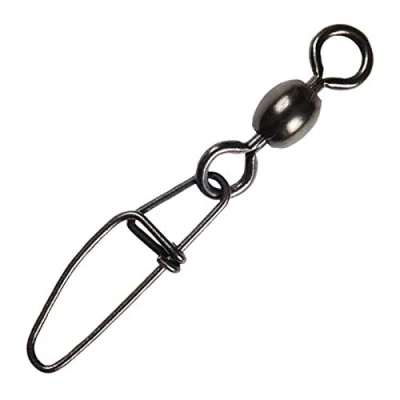 Imagen de Black Cat Heavy Duty Cross Lock Swivel Size 3/0 70kg (5 piezas) Giradores