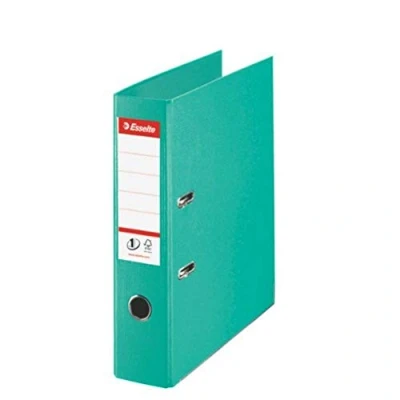Imagen de Esselte Archivador de Palanca A4, Verde Claro, Lomo 72mm, Plástico, 1 Unidad, 811312
