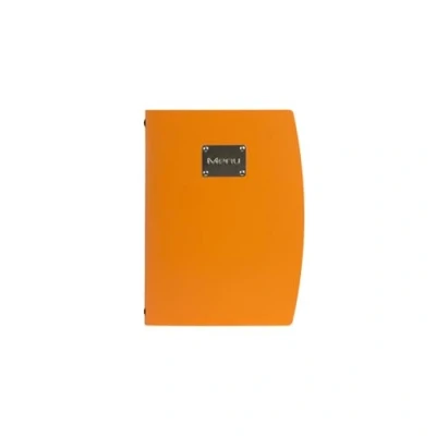 Imagen de El Rio orange tapa del menú con placa de plata A4