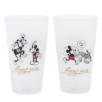 Imagen de Stor Juego de 2 Vasos Agua Cristal 490 ml Mickey Mouse