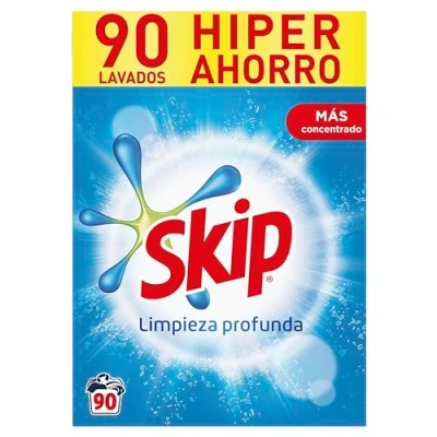 Imagen de Skip detergente en polvo para la ropa, limpieza profunda 90 lavados