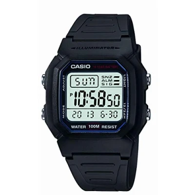 Imagen de Casio Collection W 800H 1AVES, Reloj Digital Unisex, Negro