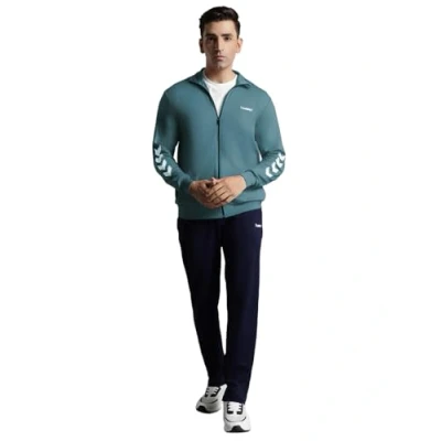 Imagen de hummel 205876 Conjunto Promo Poly Track Suit, vert Flash/Bleu Marine, L EU